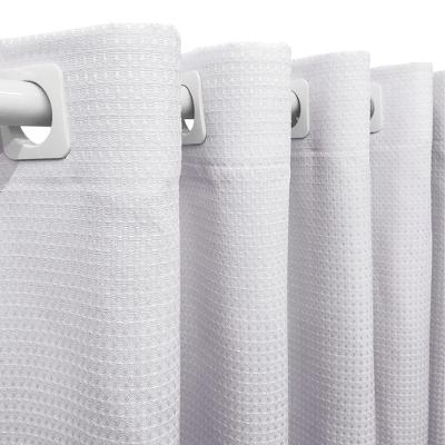 Cortina 2,40x1,30 Sala Quarto Cozinha Tecido Piquet Cor: Branco