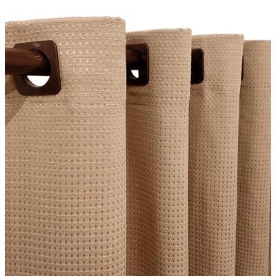 Cortina 2,40x1,30 Sala Quarto Cozinha Tecido Piquet Cor:bege