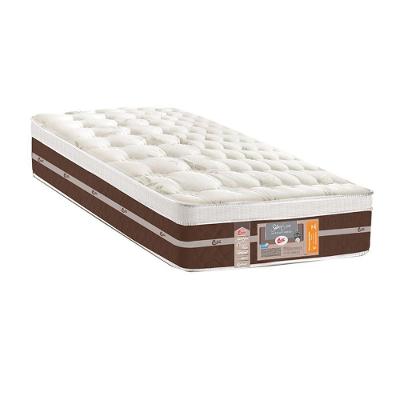 Colchão Solteiro Molas Ensacadas  Pocket Silver Star Air Híbrido Euro Pillow (78x188x32) - Castor