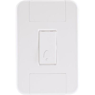 Conjunto 4x2 Com 1 Pulsador Campainha 10 A 250 V Tramontina Tablet Branco Tramontina