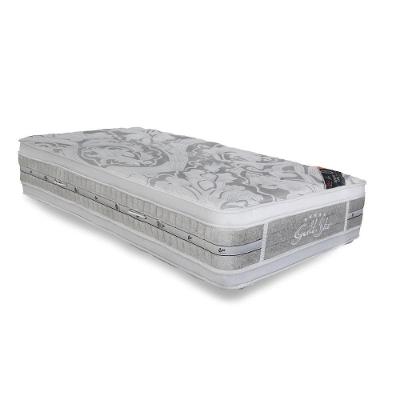 Colchão Solteiro Molas Pocket Ensacadas Látex    Super Luxo Double Face Euro Pillow (78x188x36) - Castor