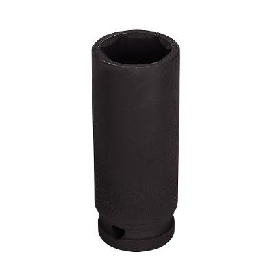 Soquete De Impacto Sextavado Longo Em Aço Cromo Molibdênio 23 Mm - Encaixe 1-2\'\' Pro