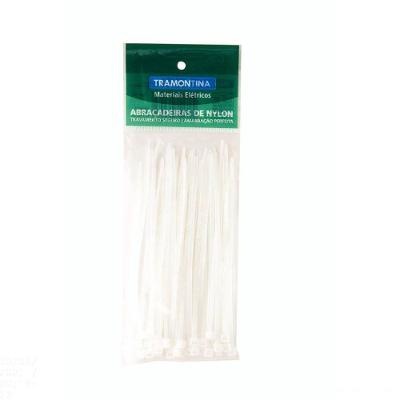 Abraçadeira De Nylon 283x4,8x1,5 Mm Tramontina Branca Tramontina