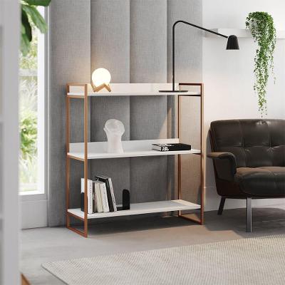 Cantinho Do Café Adega Industrial Córdoba 95cm Cobre E Branco - Cor: Branco