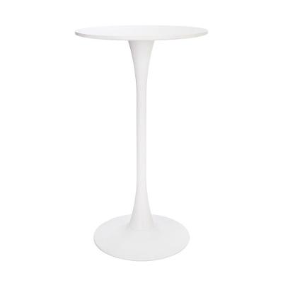 Mesa Bistrô Saarinen Tulipa Redonda Branca 60cm Waw Design