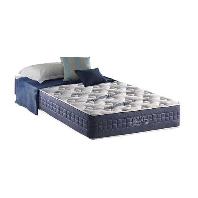 Colchão Solteirão Espuma Visco Gel Molas Ensacadas MasterPocket Blue Sea Pillow In (96x203x31) - Anjos