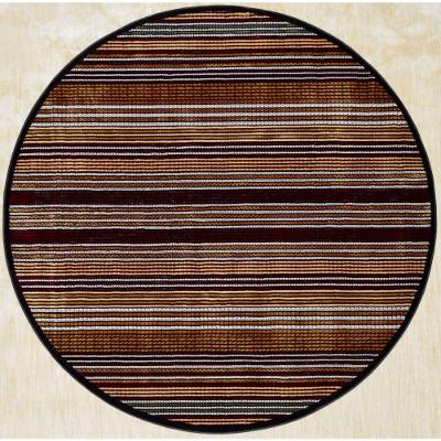 Tapete Veludo 1.50m Redondo Marbella Moderno Kilim Vitral-1 Rayza