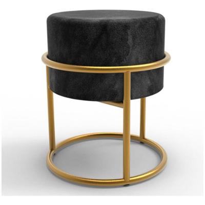 Puff Banqueta Design Moderno Veludo Premium - Preto