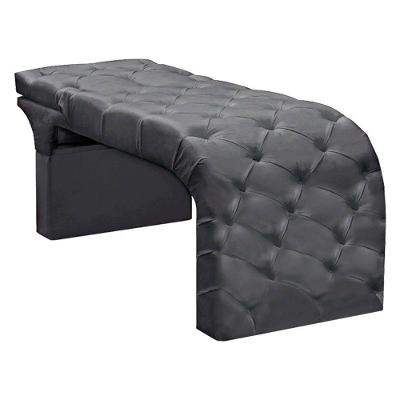 Maca De Estética Reclinável E Reta Andressa Speciale Home Cinza Chumbo Veludo