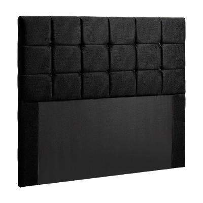 Cabeceira Estofada Julia 1,40 Casal Veludo Speciale Home Preto
