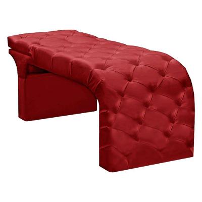 Maca De Estética Reclinável E Reta Andressa Speciale Home Vermelho Veludo