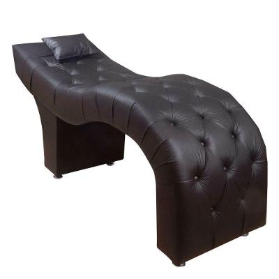 Maca Estofada Para Clínica De Estética Facial Com Capitonê Andressa Material Sintético Speciale Home Marrom