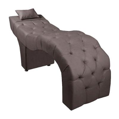 Maca Estofada Para Clínica De Estética Facial Com Capitonê Andressa Suede Speciale Home Café
