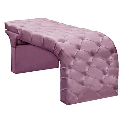 Maca De Estética Reclinável E Reta Andressa Speciale Home Lilas Veludo