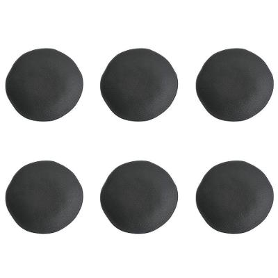 Conjunto De Pratos Fundos 06 Peças Orgânico Preto Matte Porto Brasil