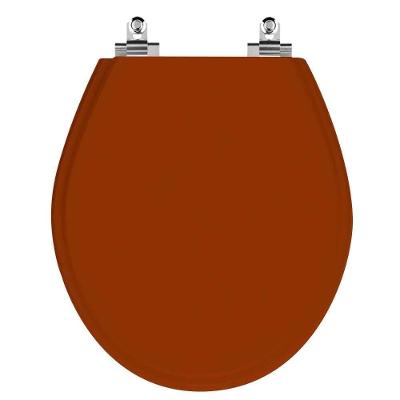Assento Sanitário Laqueado Soft Close Carina Caramelo Para Vaso Ideal Standard