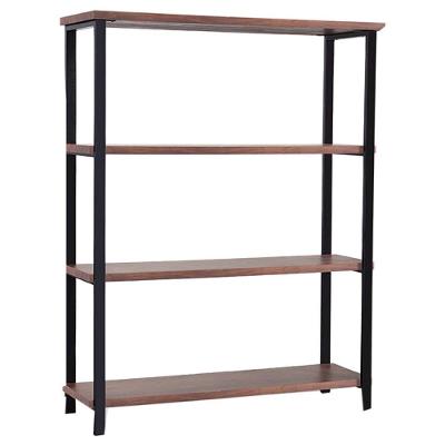 Estante Estilo Industrial Aço 120x153 I12 Castanho Madeira Taeda Dmobiliario Castanho