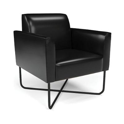 Poltrona Base X Industrial Preto Marisa Corano D03 - D\'rossi Cor Preto
