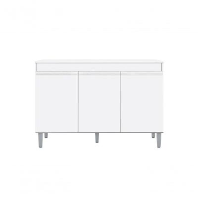 Gabinete Balcão Manu 120cm 3 Portas S-tampo