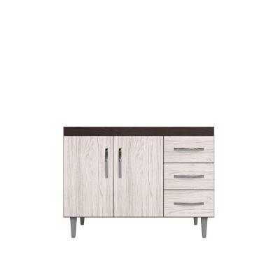 Balcão Gabinete De Pia Isabel 120cm S- Tampo Marrom