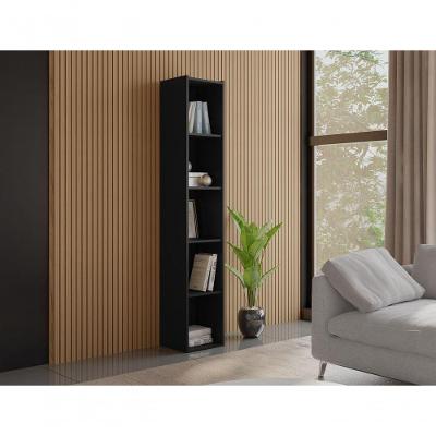Estante Livreiro Com Prateleiras Janaína Preto