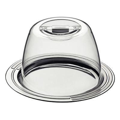Porta-queijo Tramontina Ciclo Em Aço Inox 20 Cm 2 Peças Tramontina