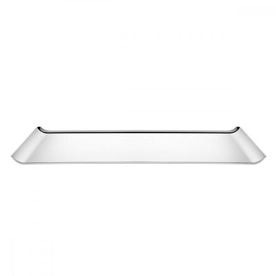 Bandeja Tramontina Quadrata Retangular Em Aço Inox Alto Brilho 38x17 Cm