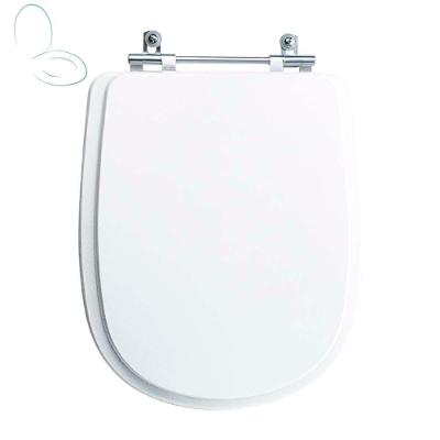Assento Sanitário Tampa De Vaso Branco Mdf Laqueado Paris Para Bacia Ideal Standard