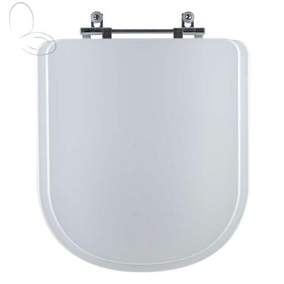 Assento Sanitário Tampa De Vaso Branco Mdf Laqueado Loren Square Para Bacia Lorenzetti