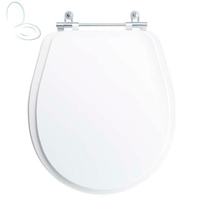 Assento Sanitário Tampa De Vaso Branco Mdf Laqueado Avalon Para Bacia Ideal Standard