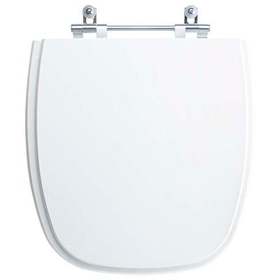 Assento Sanitário Tampa De Vaso Branco Mdf Laqueado Avant Plus Para Bacia Incepa