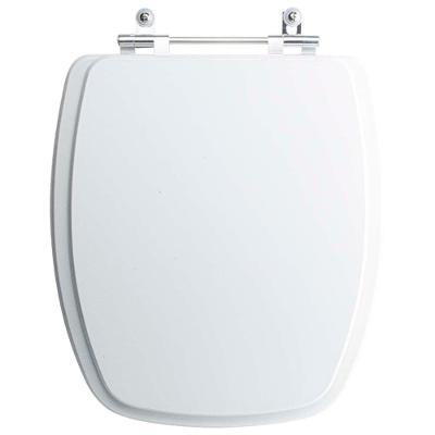 Tampa Vaso Sanitário Madeira Laqueada Primula Plus Branco Para Bacia Fiori