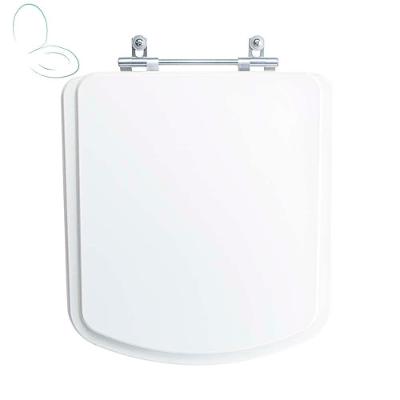 Tampa Vaso Sanitário Madeira Laqueada Lirio Branco Para Bacia Fiori