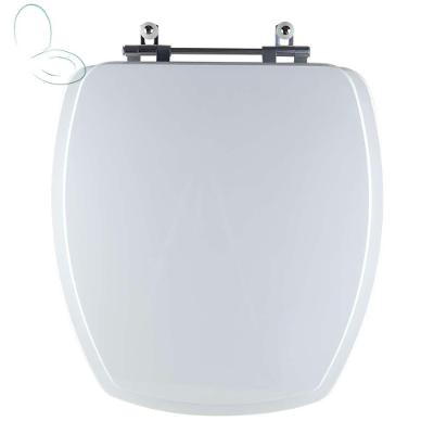 Assento Sanitário Tampa De Vaso Branco Resina Poliester Thema Para Bacia Incepa