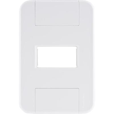 Placa 1 Posto Horizontal 4x2 Tramontina Tablet Branca 120 Unidades