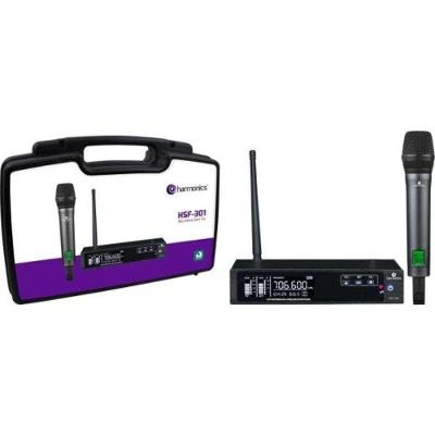 Microfone Sem Fio Uhf Harmonics Hsf300-1