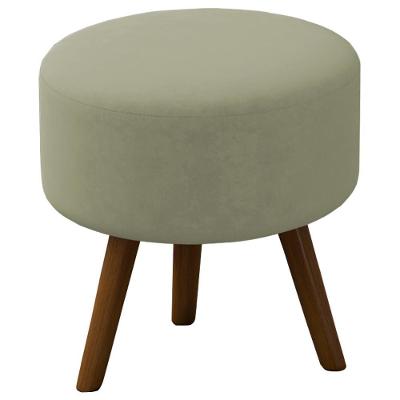 Puff Puf Para Sala Pes Palito Small Veludo Sl 940 Peer Sl 940