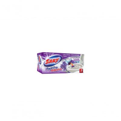 Pastilha Sanitária Adesiva C/3 - Sany Mix Lavanda
