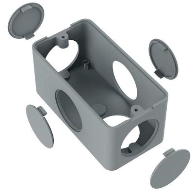 Condulete Pvc Múltiplo 1-2-3-4 Cinza Inpol