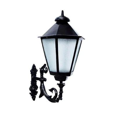 Luminária Colonial com Braço Italiana Grande Alumínio 99cm