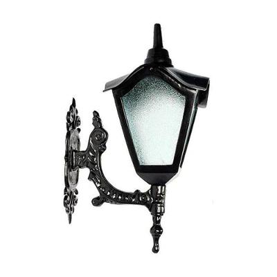 Luminária Colonial Romana Menor com Braço em Alumínio 47cm