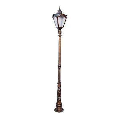 Poste Romano para Jardim de Alumínio com 01 Luminária 2,20m