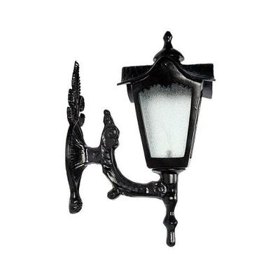 Luminária Colonial Madri Menor Com Braço Em Alumínio 45Cm