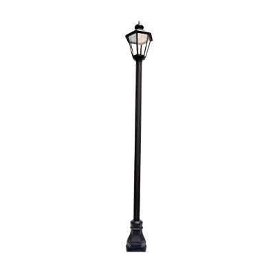 Poste Milano Jardim Luminária Italiana G Led Alumínio 410Cm