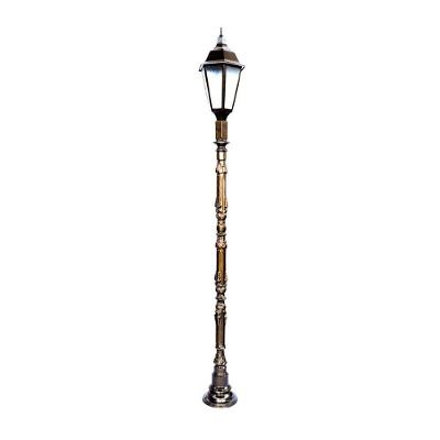 Poste Colonial De Jardim Blumenau De Alumínio Fundido 246Cm
