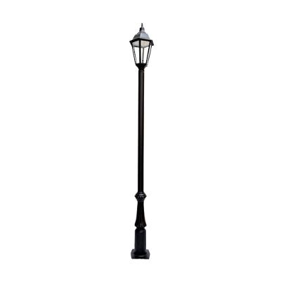 Poste Vitória Jardim Luminária Italiana Led Alumínio 336Cm