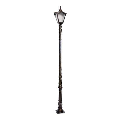 Poste Colonial Jardim Decoração Bari Alumínio Fundido 253Cm