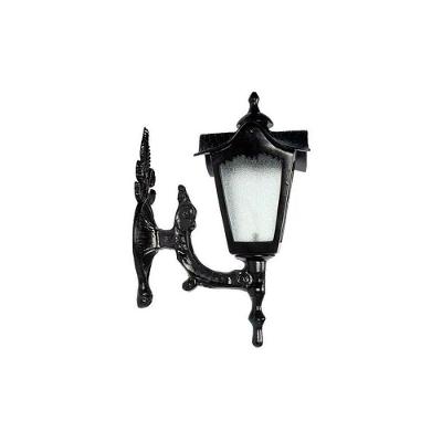 Luminária Colonial Madri Menor Com Braço Em Alumínio 45Cm