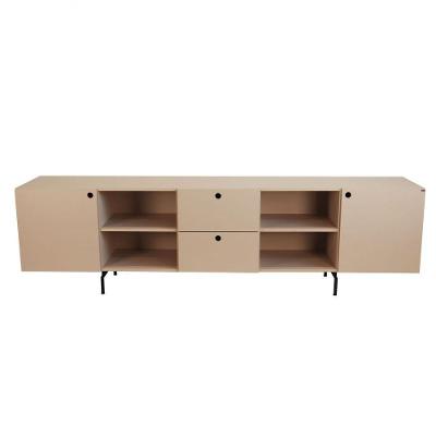 Rack Tube 2 Portas 2 Gavetas 2 Nichos 2200x616x417 Sal Rosa - Mdf Arauco