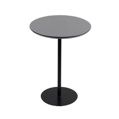 Mesa Lateral Tampo 30cm (41 Cm Altura) Preto Acetinado